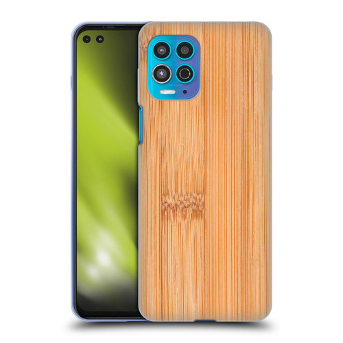 PLdesign Wood And Rust Prints Light Brown Bamboo Soft Gel Case for Motorola Moto G100