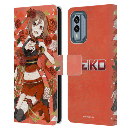 Hatsune Miku Characters Meiko Leather Book Wallet Case Cover For Nokia X30