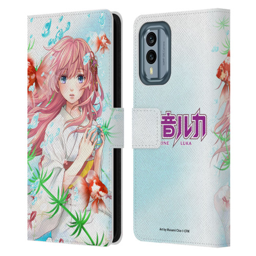 Hatsune Miku Characters Megurine Luka Leather Book Wallet Case Cover For Nokia X30