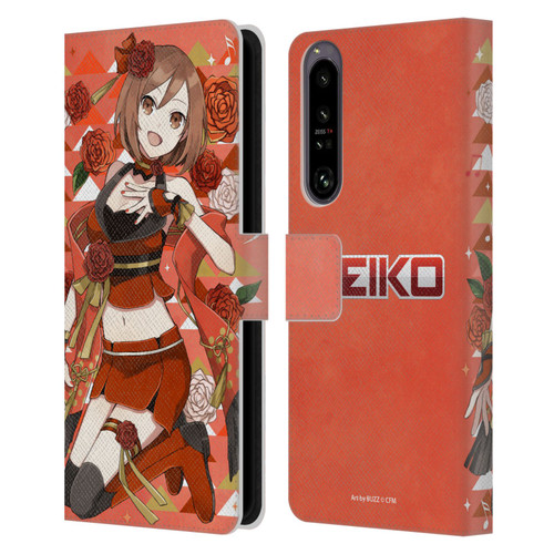 Hatsune Miku Characters Meiko Leather Book Wallet Case Cover For Sony Xperia 1 IV