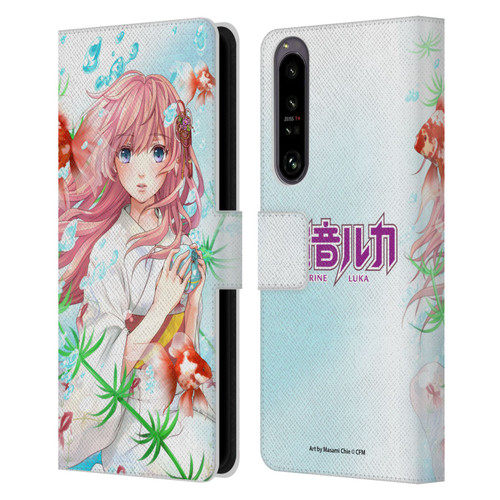 Hatsune Miku Characters Megurine Luka Leather Book Wallet Case Cover For Sony Xperia 1 IV