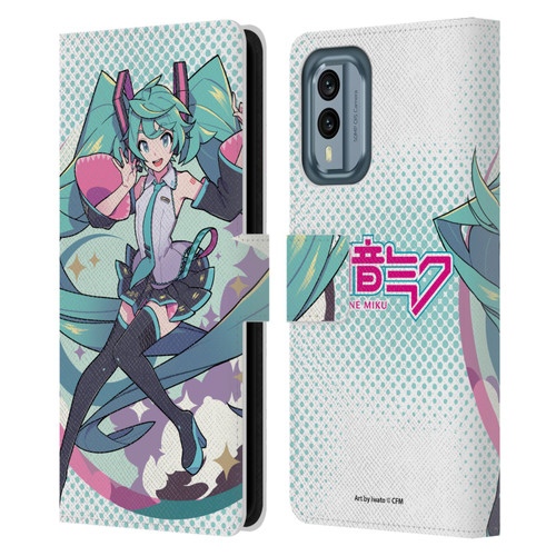 Hatsune Miku Graphics Pastels Leather Book Wallet Case Cover For Nokia X30