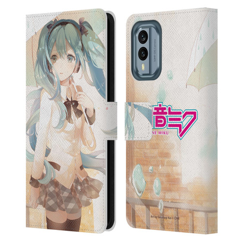 Hatsune Miku Graphics Rain Leather Book Wallet Case Cover For Nokia X30