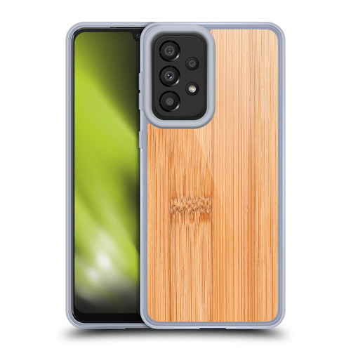PLdesign Wood And Rust Prints Light Brown Bamboo Soft Gel Case for Samsung Galaxy A33 5G (2022)