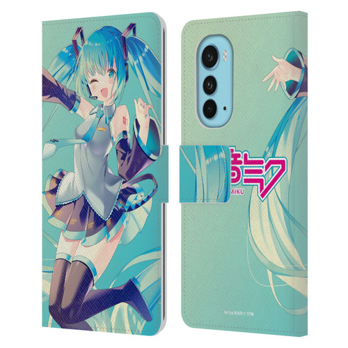 Hatsune Miku Graphics Sing Leather Book Wallet Case Cover For Motorola Edge (2022)