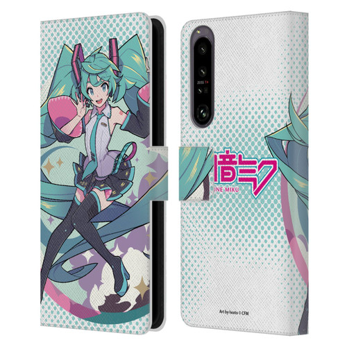 Hatsune Miku Graphics Pastels Leather Book Wallet Case Cover For Sony Xperia 1 IV