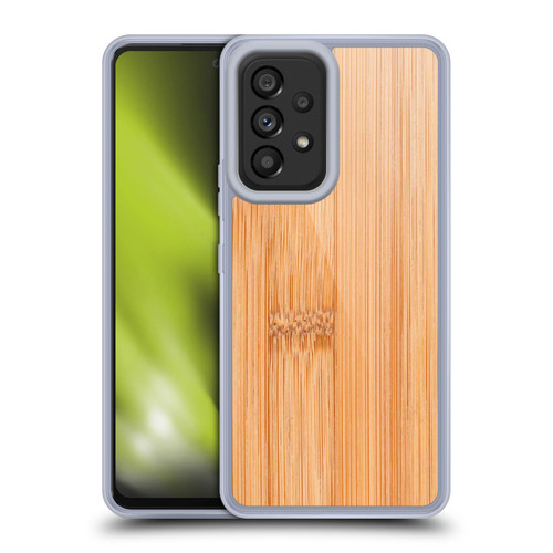 PLdesign Wood And Rust Prints Light Brown Bamboo Soft Gel Case for Samsung Galaxy A53 5G (2022)