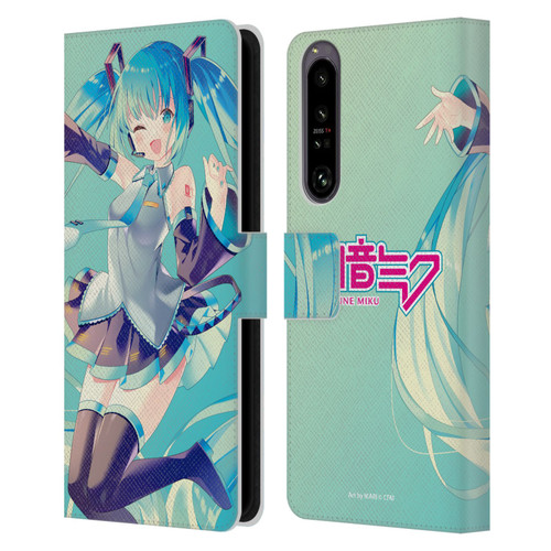 Hatsune Miku Graphics Sing Leather Book Wallet Case Cover For Sony Xperia 1 IV