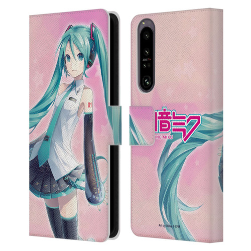 Hatsune Miku Graphics Star Leather Book Wallet Case Cover For Sony Xperia 1 IV