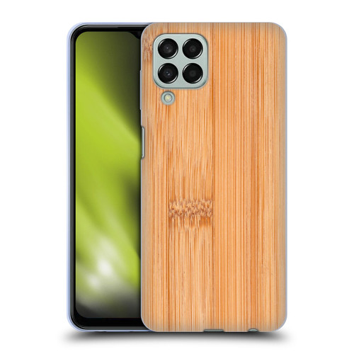 PLdesign Wood And Rust Prints Light Brown Bamboo Soft Gel Case for Samsung Galaxy M33 (2022)