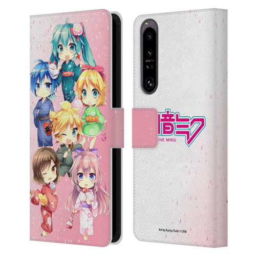 Hatsune Miku Virtual Singers Characters Leather Book Wallet Case Cover For Sony Xperia 1 IV