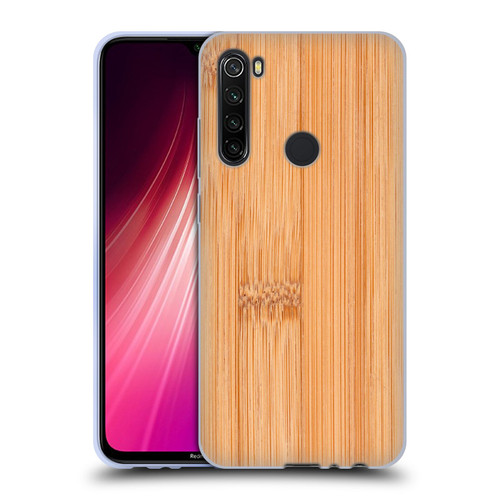 PLdesign Wood And Rust Prints Light Brown Bamboo Soft Gel Case for Xiaomi Redmi Note 8T