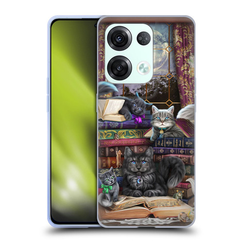 Brigid Ashwood Cats Storytime Cats And Books Soft Gel Case for OPPO Reno8 Pro