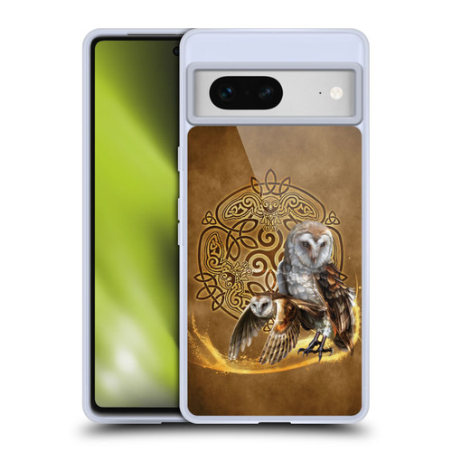 Brigid Ashwood Celtic Wisdom Owl Soft Gel Case for Google Pixel 7