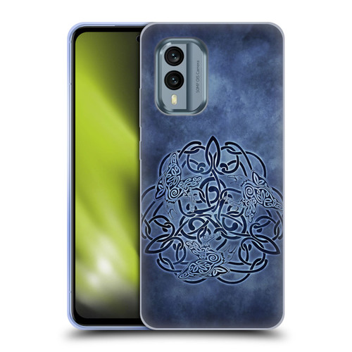 Brigid Ashwood Celtic Wisdom Knot Raven Soft Gel Case for Nokia X30