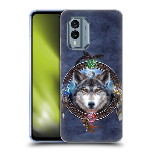 Brigid Ashwood Celtic Wisdom Wolf Guide Soft Gel Case for Nokia X30