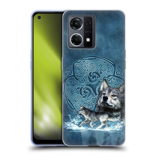 Brigid Ashwood Celtic Wisdom Wolf Soft Gel Case for OPPO Reno8 4G