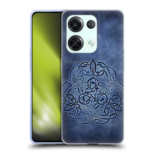 Brigid Ashwood Celtic Wisdom Knot Raven Soft Gel Case for OPPO Reno8 Pro