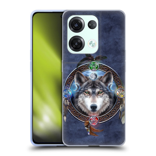 Brigid Ashwood Celtic Wisdom Wolf Guide Soft Gel Case for OPPO Reno8 Pro