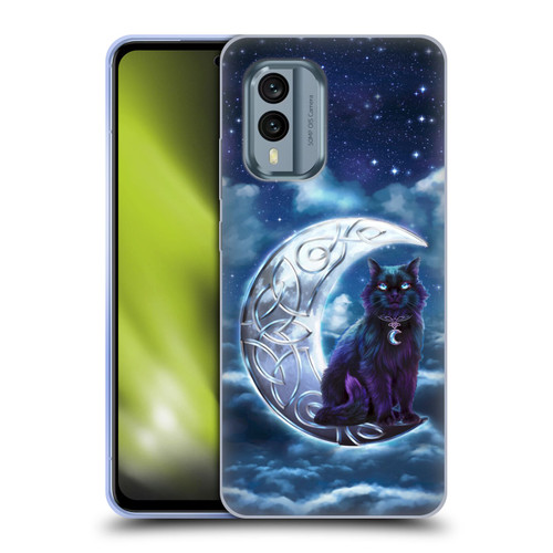 Brigid Ashwood Celtic Wisdom 2 Black Cat Soft Gel Case for Nokia X30