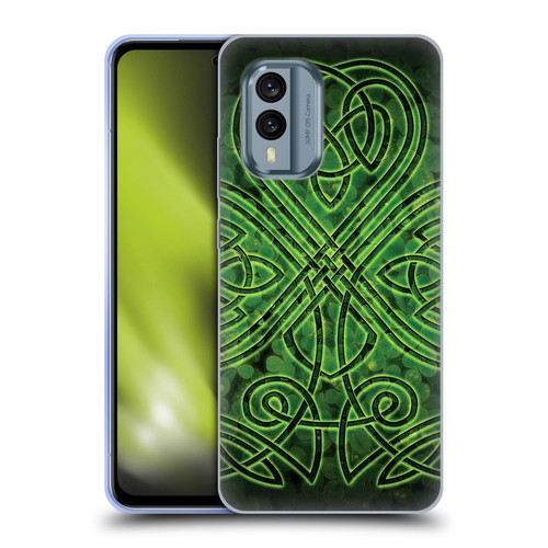 Brigid Ashwood Celtic Wisdom 3 Irish Shamrock Soft Gel Case for Nokia X30