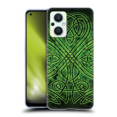 Brigid Ashwood Celtic Wisdom 3 Irish Shamrock Soft Gel Case for OPPO Reno8 Lite