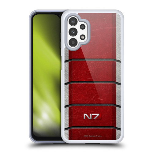 EA Bioware Mass Effect Graphics N7 Logo Armor Soft Gel Case for Samsung Galaxy A13 (2022)