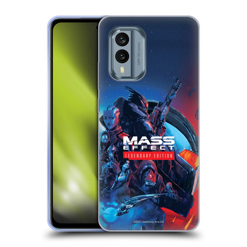 EA Bioware Mass Effect Legendary Graphics Key Art Soft Gel Case for Nokia X30