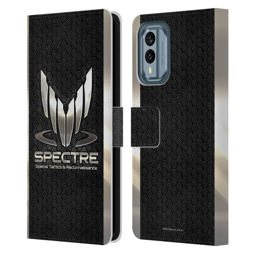 EA Bioware Mass Effect 3 Badges And Logos Spectre Leather Book Wallet Case Cover For Nokia X30