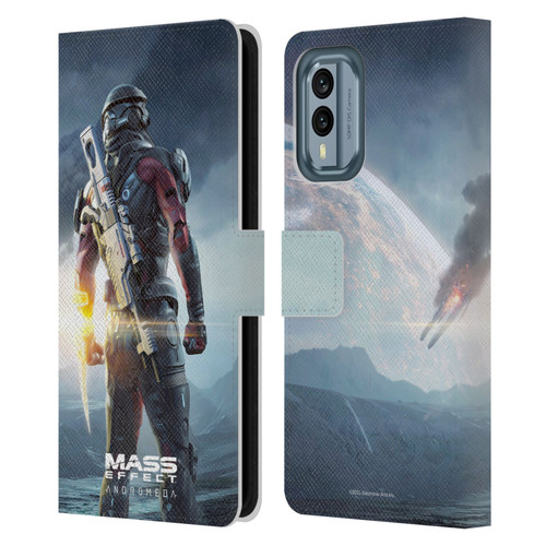 EA Bioware Mass Effect Andromeda Graphics Key Art Super Deluxe 2017 Leather Book Wallet Case Cover For Nokia X30