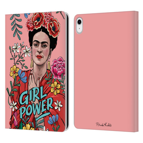 Frida Kahlo Art & Quotes Girl Power Leather Book Wallet Case Cover For Apple iPad 10.9 (2022)