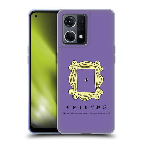 Friends TV Show Iconic Peephole Frame Soft Gel Case for OPPO Reno8 4G
