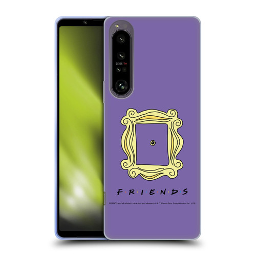 Friends TV Show Iconic Peephole Frame Soft Gel Case for Sony Xperia 1 IV