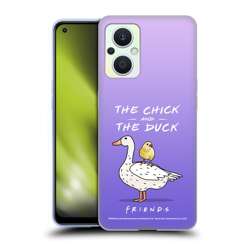 Friends TV Show Key Art Chick And Duck Soft Gel Case for OPPO Reno8 Lite