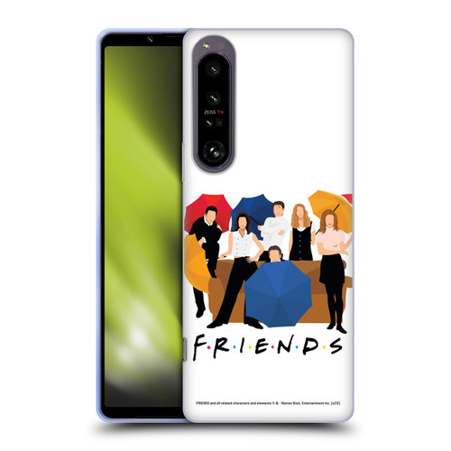 Friends TV Show Key Art Logo Opening Sequence Soft Gel Case for Sony Xperia 1 IV