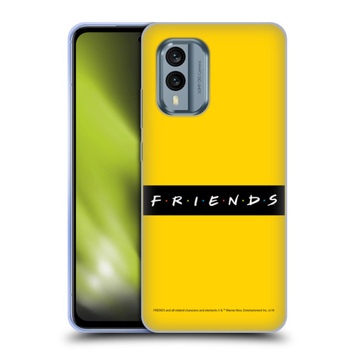 Friends TV Show Logos Pattern Soft Gel Case for Nokia X30