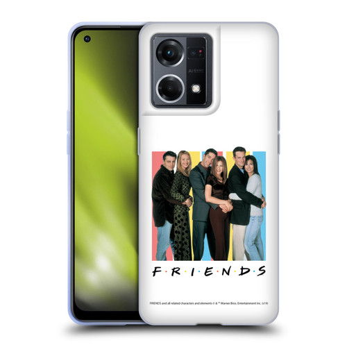 Friends TV Show Logos Cast Soft Gel Case for OPPO Reno8 4G
