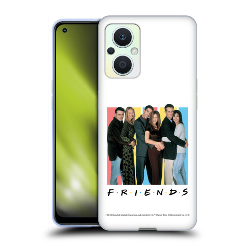 Friends TV Show Logos Cast Soft Gel Case for OPPO Reno8 Lite
