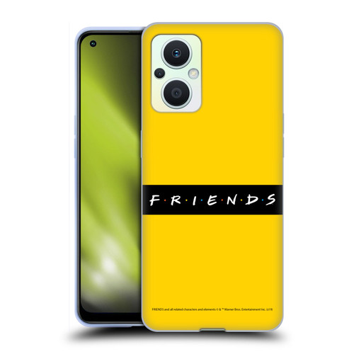 Friends TV Show Logos Pattern Soft Gel Case for OPPO Reno8 Lite