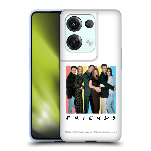 Friends TV Show Logos Cast Soft Gel Case for OPPO Reno8 Pro