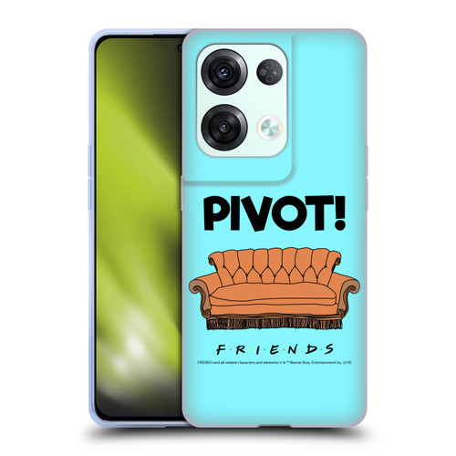 Friends TV Show Quotes Pivot Soft Gel Case for OPPO Reno8 Pro