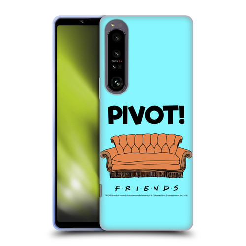 Friends TV Show Quotes Pivot Soft Gel Case for Sony Xperia 1 IV