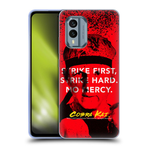 Cobra Kai Composed Art John Lawrence Strike Soft Gel Case for Nokia X30