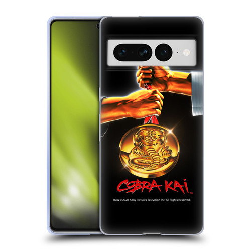Cobra Kai Graphics Gold Medal Soft Gel Case for Google Pixel 7 Pro