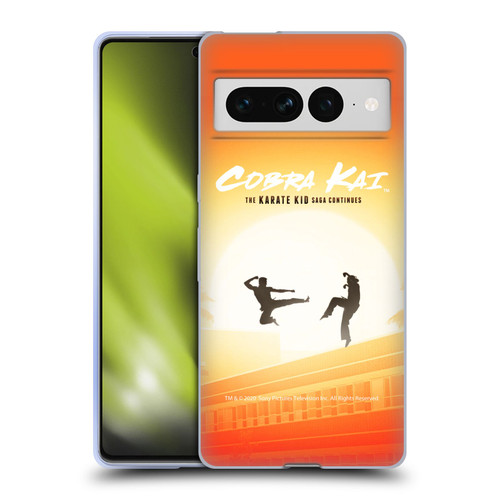 Cobra Kai Graphics Karate Kid Saga Soft Gel Case for Google Pixel 7 Pro