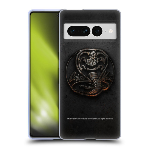 Cobra Kai Graphics Metal Logo Soft Gel Case for Google Pixel 7 Pro