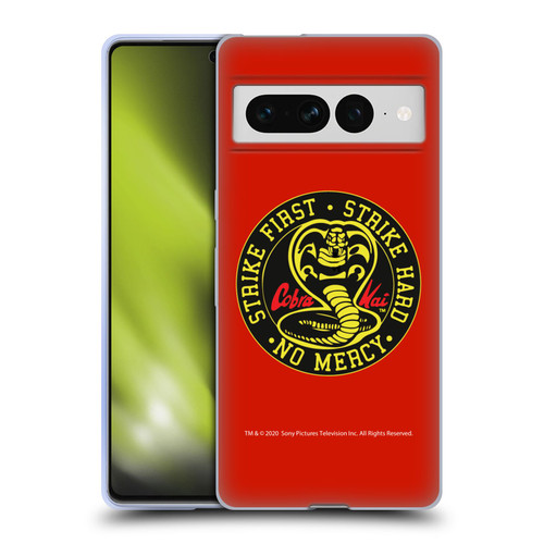Cobra Kai Graphics Strike Logo Soft Gel Case for Google Pixel 7 Pro