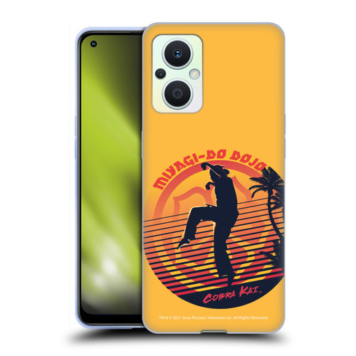Cobra Kai Key Art Miyagi Do Logo Soft Gel Case for OPPO Reno8 Lite