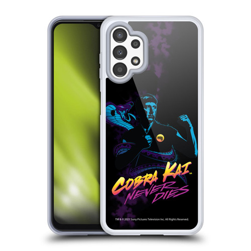 Cobra Kai Key Art Johnny Lawrence Never Dies Soft Gel Case for Samsung Galaxy A13 (2022)