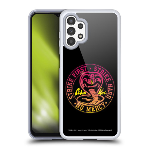 Cobra Kai Key Art Strike Hard Logo Soft Gel Case for Samsung Galaxy A13 (2022)